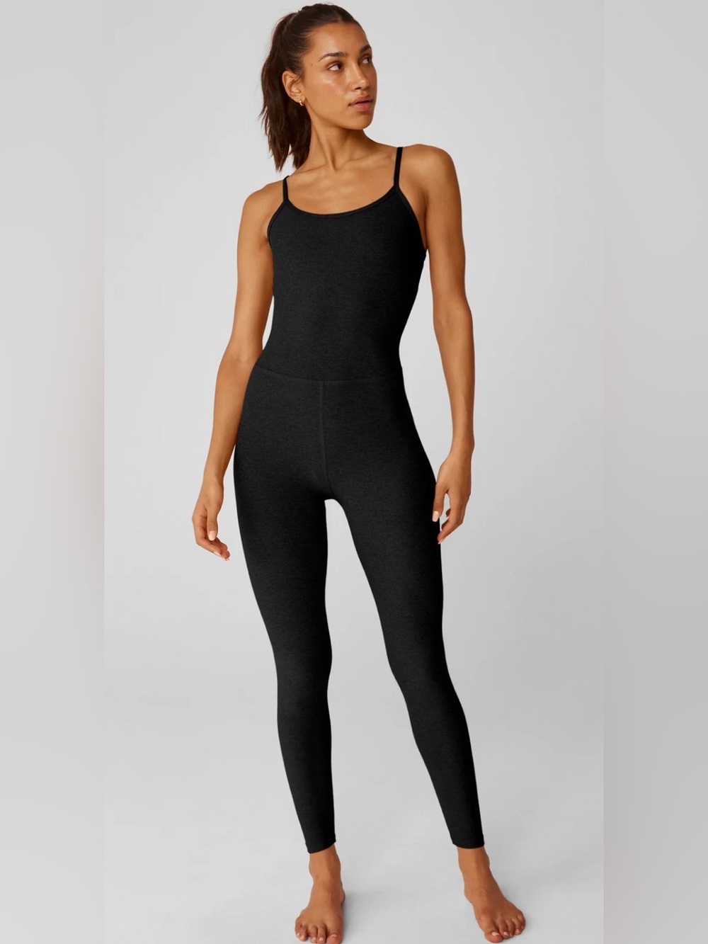 Beyond Yoga Black Space Dye One-Piece Jumpsuit - Picture 3 of 4